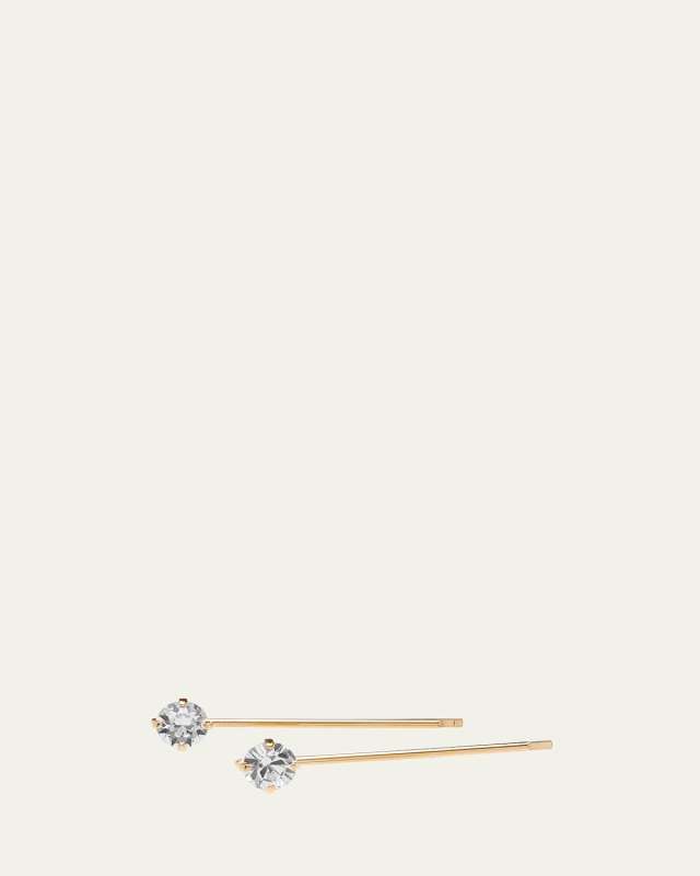 Little Gem Crystal Bobby Pin Pair